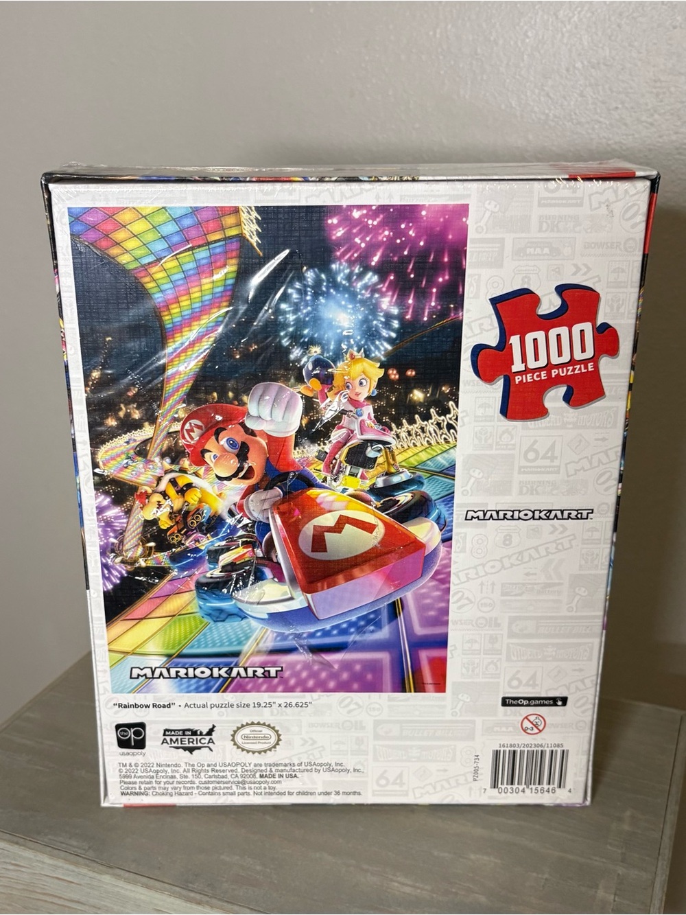 Nintendo Mario Kart 1000-Piece jigsaw Puzzle NIB w/plastic wrapping